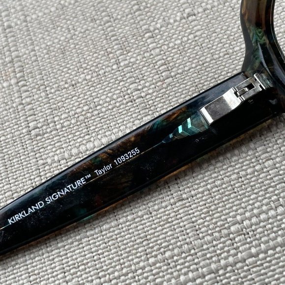 Kirkland Signature Eyeglasses Frame Blue Tortoise Glasses 55[]16 140 Made Italy - Picture 10 of 12